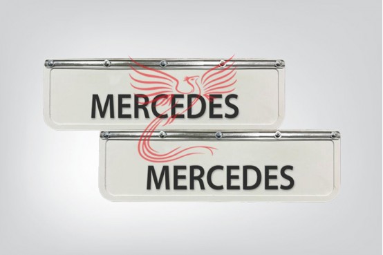 MERCEDES 3D FRONT MUD FLAP